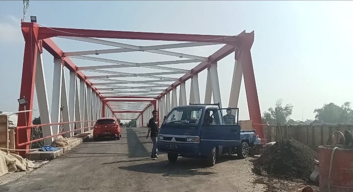 Pengerjaan Jembatan Jongbiru Rampung dalam 2 Minggu