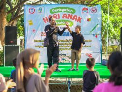 Minggu Bahagia di Rusunawa, Warnai Peringatan Hari Anak Nasional (HAN) di Kota Kediri