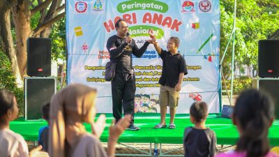 Minggu Bahagia di Rusunawa, Warnai Peringatan Hari Anak Nasional (HAN) di Kota Kediri