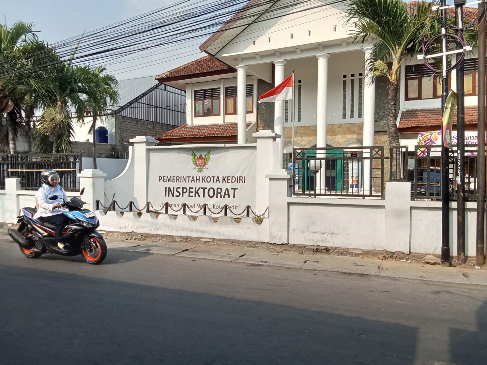 Pengerusakan Pagar Alun-Alun Kota Kediri ini komentar inspektorat