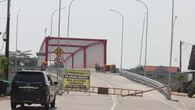 Jembatan Jongbiru, Kediri, Siap Diresmikan Akhir Juli 2024, Pembangunan Sudah 100 Persen Selesai