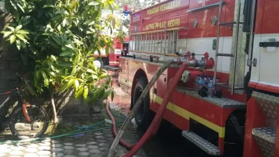 Gara-gara Kipas Angin, Rumah Warga Pagu, Kediri, Terbakar, Begini Kronologinya