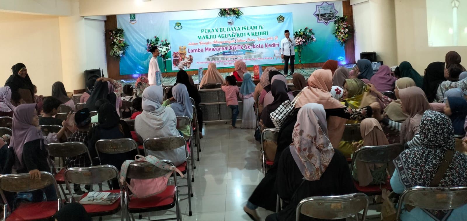 peringati tahun baru hiirah ada Lomba mewarnai di Masjid Agung