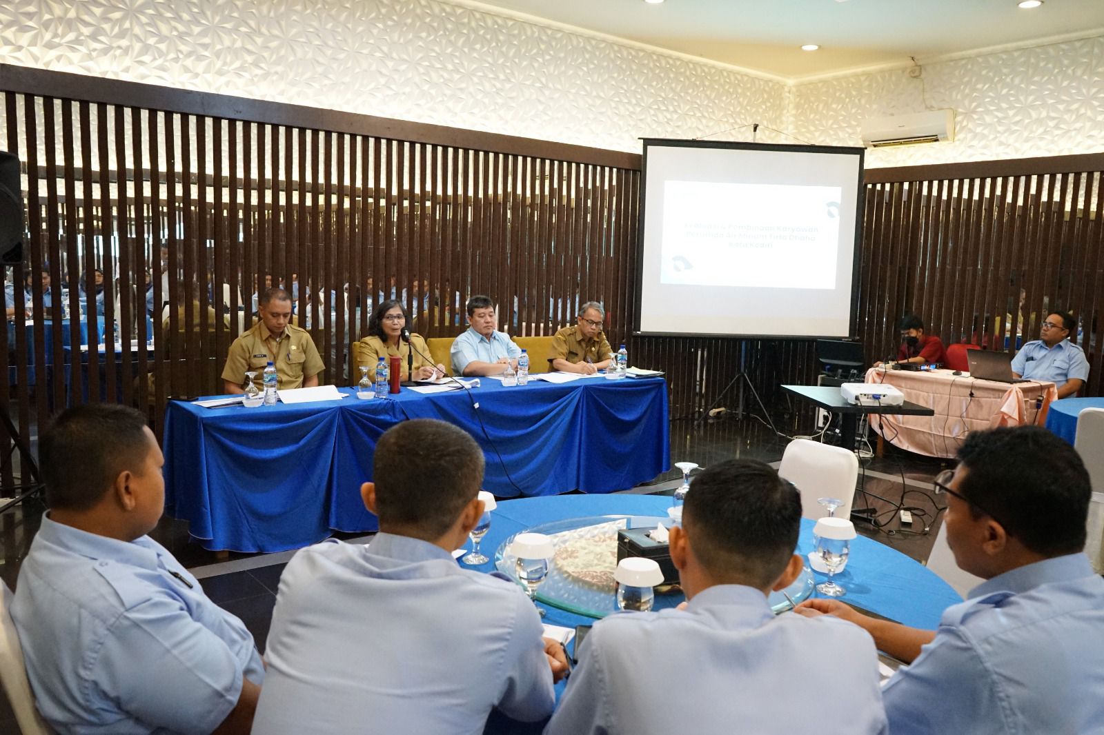 Pj Wali Kota Kediri Evaluasi dan Lakukan Pembinaan Karyawan PDAM Tirta Dhaha Kota Kediri