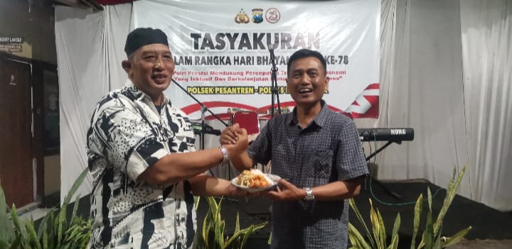 Tasyakuran HUT Bhayangkara ke-78 Digelar Polsek Pesantren