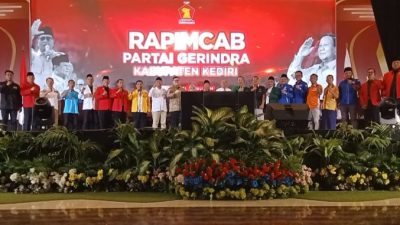 Rapimcab Gerindra Kabupaten Kediri, Dukung Dhito Kembali Jadi Bupati