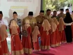 Pemerintah Desa Ngreco, Kecamatan Kandat, Kediri, Santuni Puluhan Anak Yatim di Hari 10 Muharram