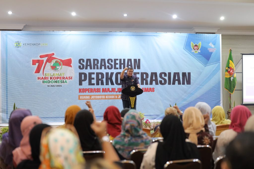Pemkot Kediri Bersama Dewan Koperasi Indonesia Daerah Gelar Sarasehan HARKOPNAS Ke 77, Temanya Pemberdayaan Masyarakat