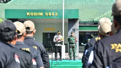 Ratusan Personel Gabungan Disiagakan di Jalur Ponorogo – Madiun, Amankan Suran Agung