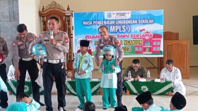 Satlantas Polres Nganjuk Gelar Sosialisasi dan Edukasi Tertib Berlalu Lintas