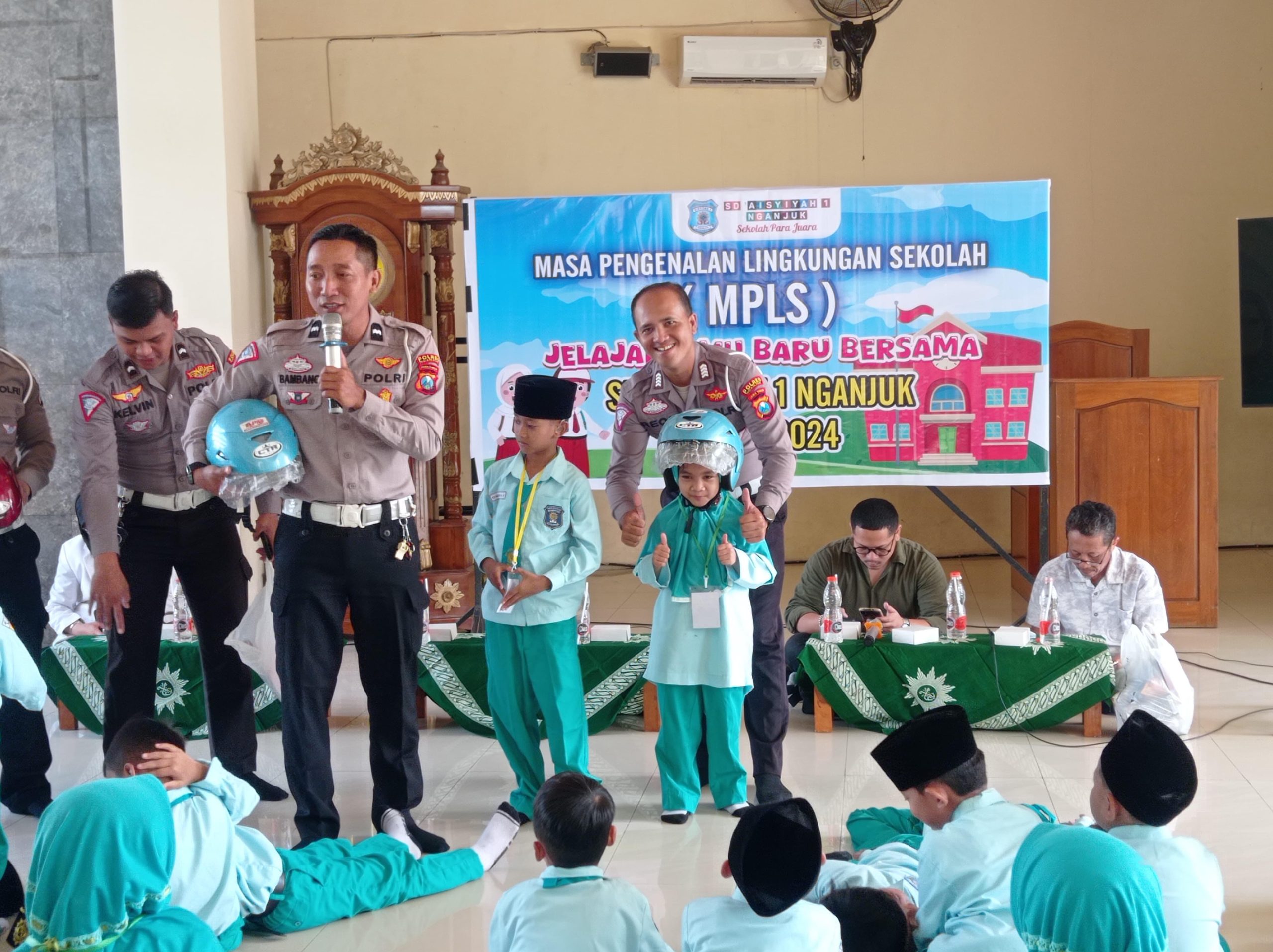 Satlantas Polres Nganjuk Gelar Sosialisasi dan Edukasi Tertib Berlalu Lintas