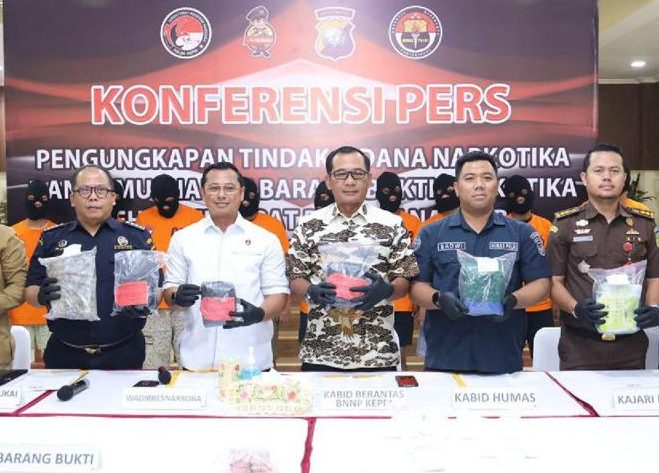 Polda Kepri Ungkap 19 Kasus Narkotika dan Sita Lebih dari 13 Kilogram Sabu dalam Periode Juni-Juli 2024