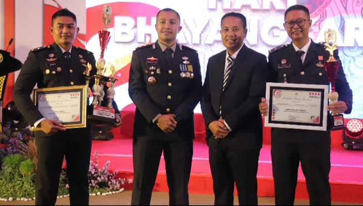 Lapas Kediri Raih Dua Trophy di HUT Bhayangkara ke-78