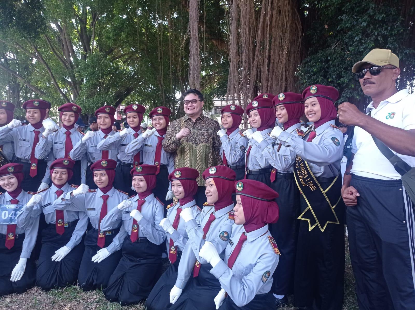 Tim Putri SMA Dharma Wanita Boarding School Kediri Berprestasi,