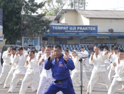 Puluhan Polisi dari Polres Kediri Jalani Latihan Bela Diri, Ini Tujuannya