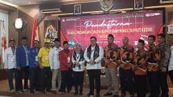 Mas Dhito dan Mbak Dewi Daftar Pasangan Bacalon Bupati dan Wakil Bupati, Ini Penjelasan KPU Kabupaten Kediri