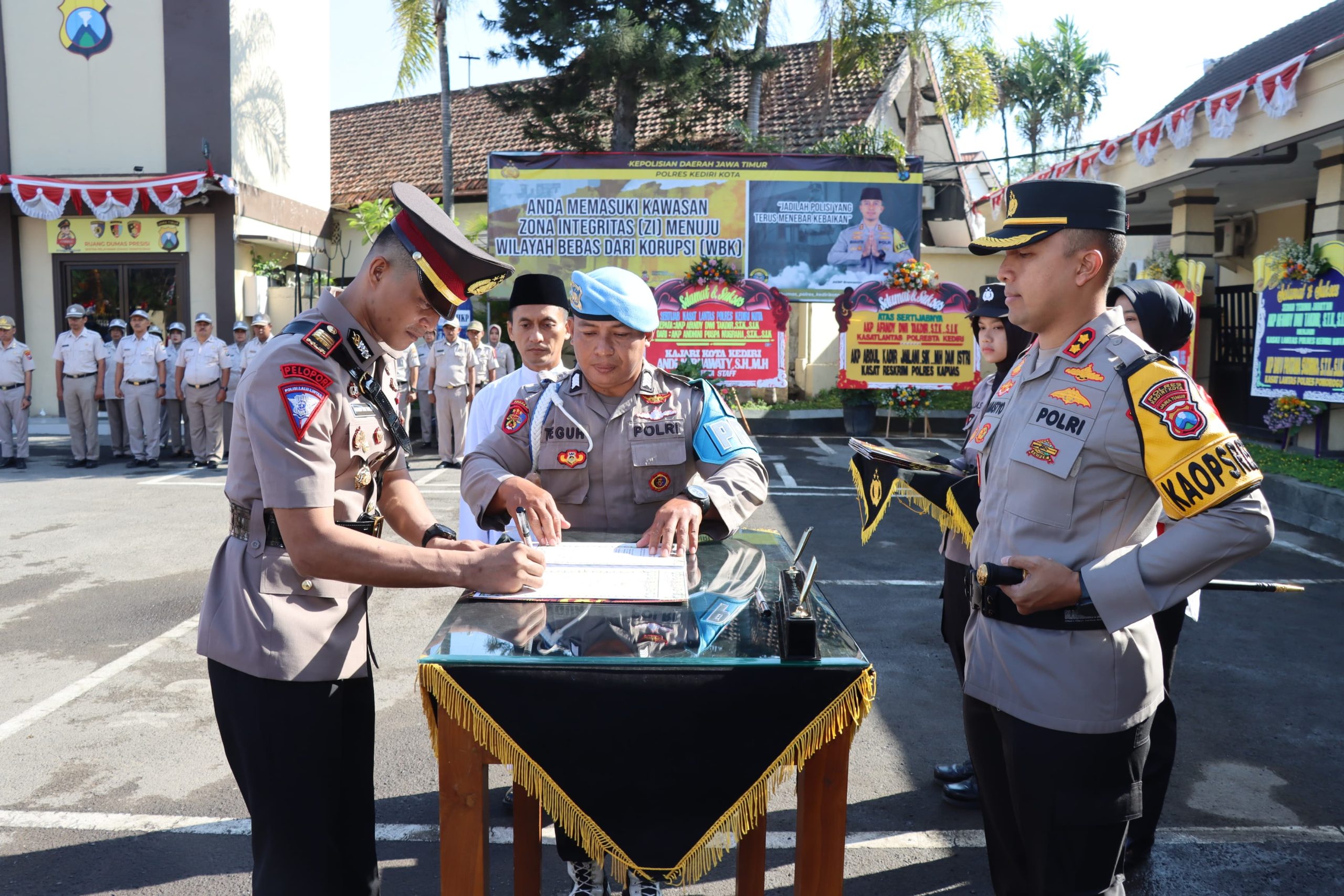 Enam Pejabat Polres Kediri Kota Dimutasi, Salah Satunya Kasat Lantas