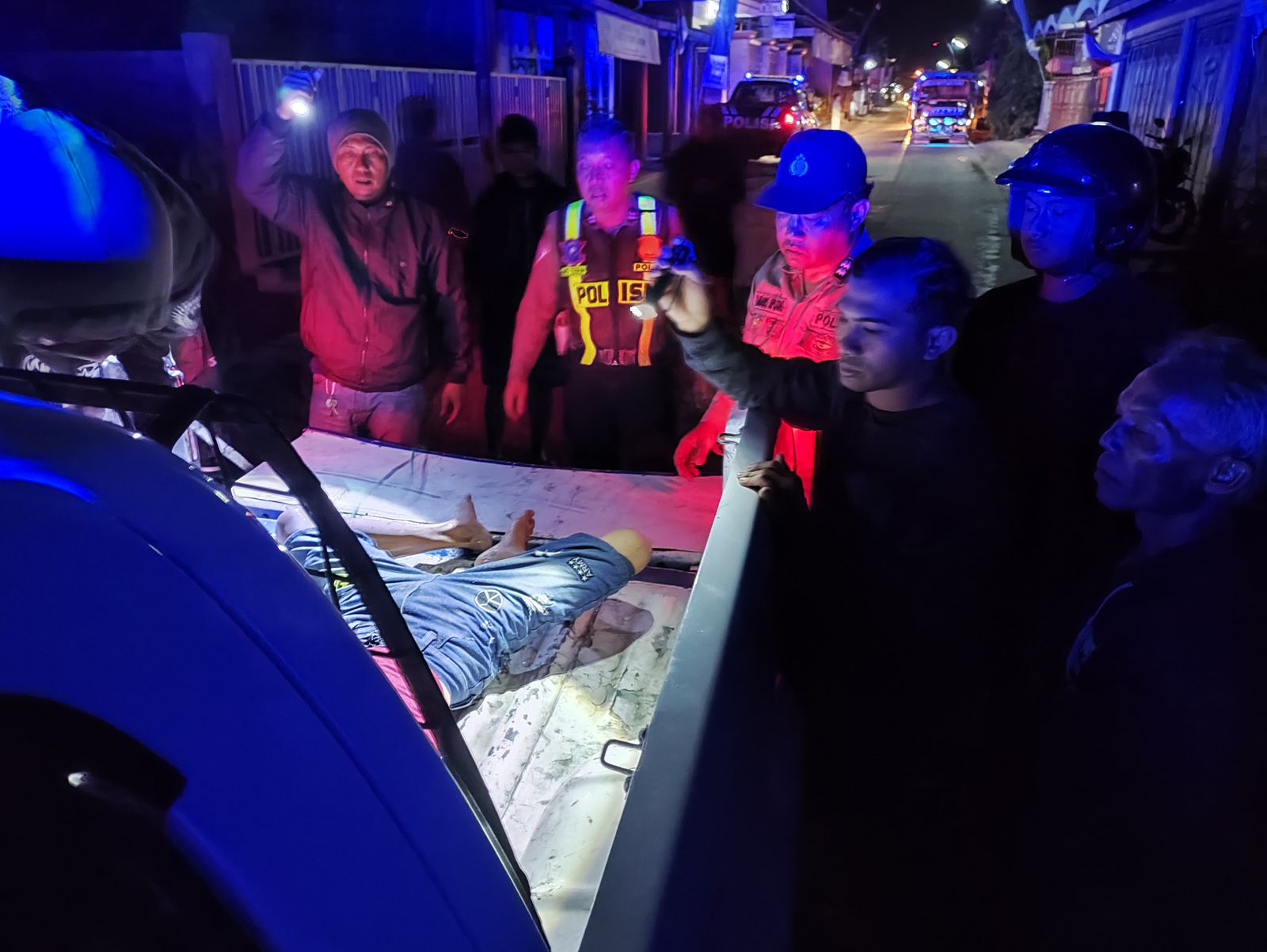 Tabrak Pembatas Jalan, Pemotor Meregang Nyawa