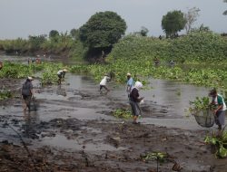 Pintu Air Bendungan Baduk di Nganjuk Dibuka, Berkah Bagi Para Pencari Ikan