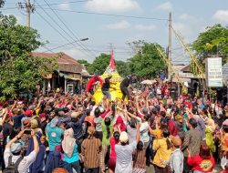 Suroan dan Bersih Desa di Desa Toyoresmi, Ada Kirab 13 Tumpeng Jumbo dan Rebutan Ribuan Tahu