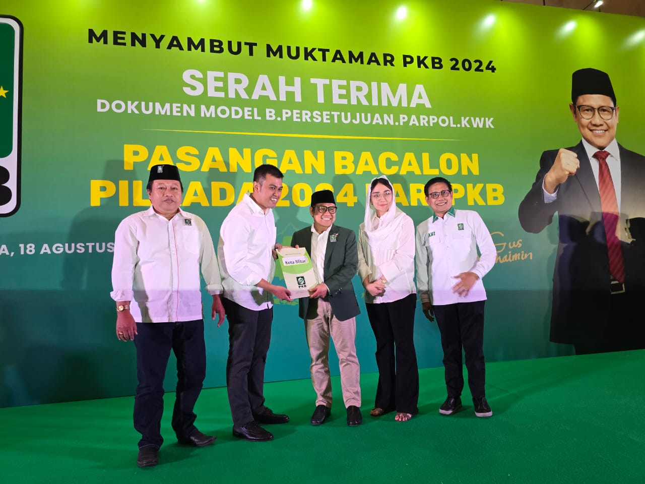 Resmi, PKB Dukung Mas Ibin-Elim Sebagai Bakal Calon Wali Kota Blitar, Ini Infonya