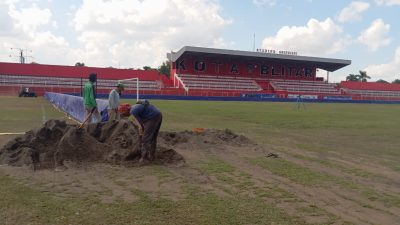 Perbaikan Cepat, Stadion Supriyadi Kota Blitar Dipastikan Siap Sambut Pertandingan