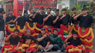 Seniman Barong Desa Jemekan, Tampil Bersinergi engan Seniman Barong Kediri Raya