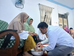 Daftar ke KPU Kota Blitar, Mas Ibin Awali dengan Sungkem dan Basuh Kaki Ibu, Ini Infonya