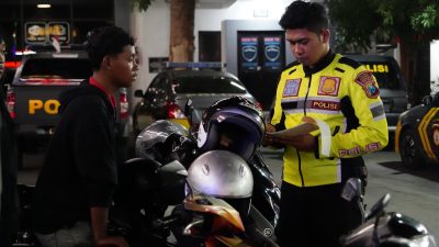 Satlantas Polres Ponorogo Amankan Puluhan Pelajar yang Hendak Ikut Balap Liar. Ada yang Masih SMP