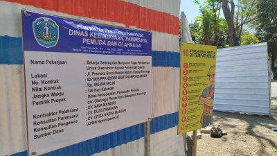 Panggung Ekraf Bantuan Kemenparekraf Mulai Dibangun, Disbudparpora Ponorogo Sebut Akhir Tahun Bisa Difungsikan