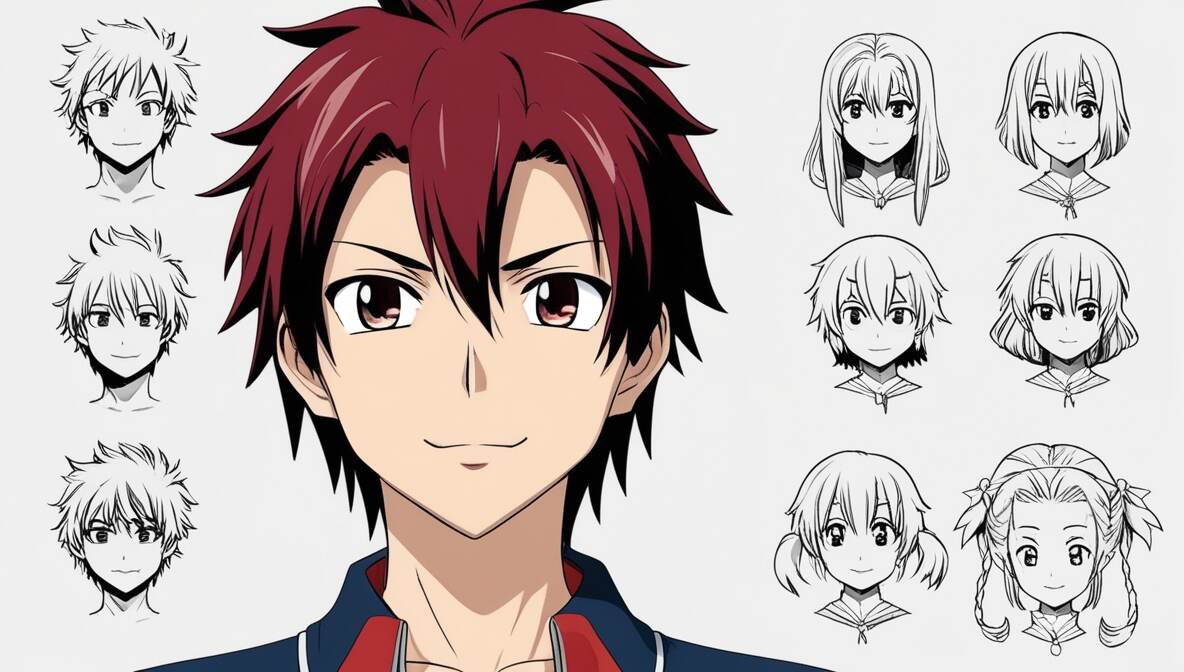 Sketsa Gambar Anime yang Mudah Ditiru