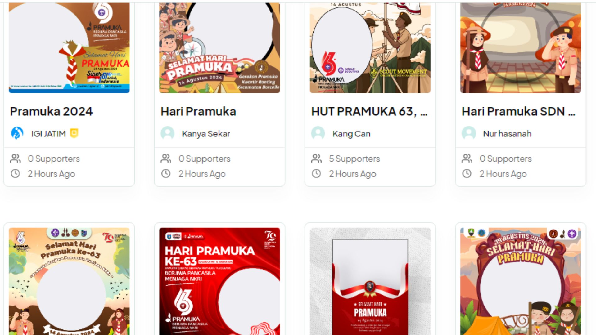 35 Kumpulan Link Twibbon Pramuka Ke-63 Tahun 2024, Banyak Desain Menarik dan Gratis!