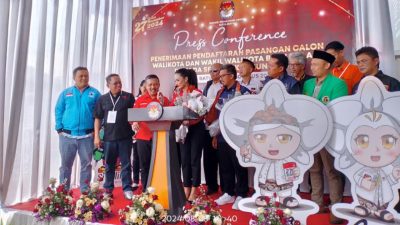 Kris Dayanti dan Kresna Dewanata Resmi Daftar Cawali dan Cawawali Kota Batu 2024, Dukungan Koalisi Partai Menyertai