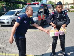 Dukungan Kesehatan untuk Polres Batu, RS Bhayangkara Sediakan Susu dan Tim Medis di Sispamkota