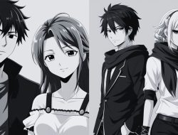 PP Couple Anime Hitam Putih yang Bikin Profil WA Makin Keren, Tinggal Pilih!