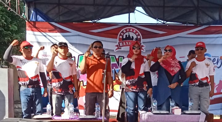 Kelurahan Banjaran, Kota Kediri, Gelar Jalan Kreasi Nusantara dengan Tema  "Indonesia Maju",  Wakil Ketua DPRD Beri Apresiasi