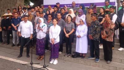 Siap Maju Pilkada Kota Kediri, Pasangan Ferry Silviana Feronica dan Regina Nadya Suwono, Gelar Konferensi Pers, Ini Komitmennya