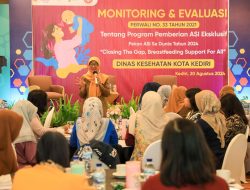 Sukseskan Program Pemberian ASI Eksklusif, Pemkot Kediri Melalui Dinkes Lakukan Evaluasi dan Monitoring