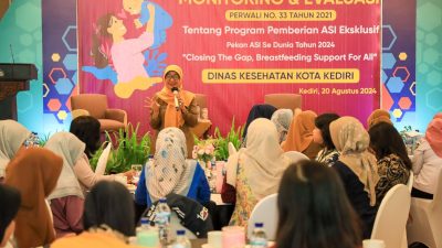 Sukseskan Program Pemberian ASI Eksklusif, Pemkot Kediri Melalui Dinkes Lakukan Evaluasi dan Monitoring
