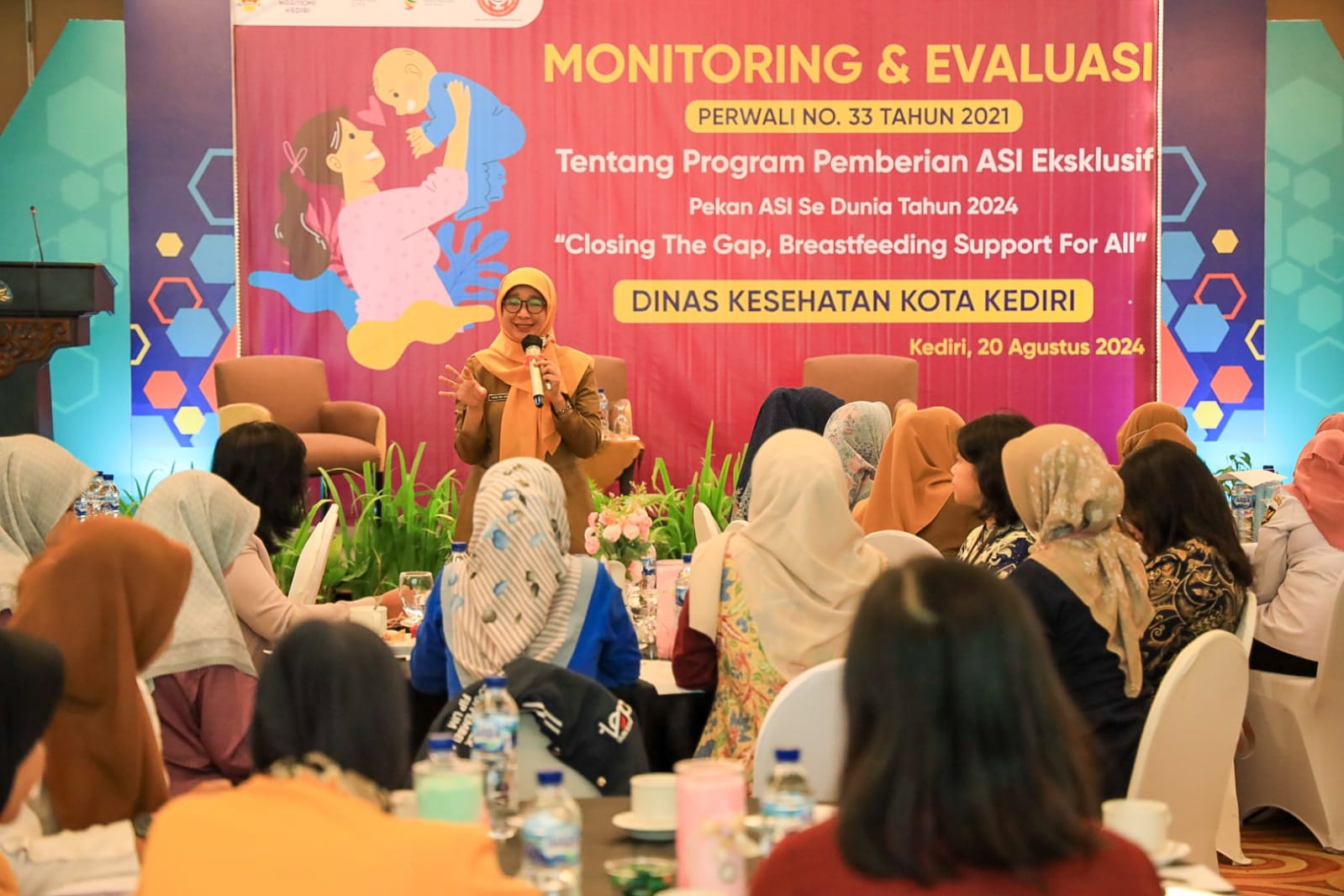 Sukseskan Program Pemberian ASI Eksklusif, Pemkot Kediri Melalui Dinkes Lakukan Evaluasi dan Monitoring