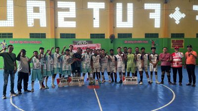 Peringati HUT Kemerdekaan RI ke-79, Desa Semen, Kecamatan Semen Gelar Kompetisi Futsal, Ini Juaranya