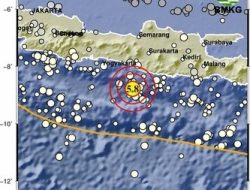 Gempa Berkekuatan Magnitudo 5,8 Guncang Gunung Kidul, Yogyakarta