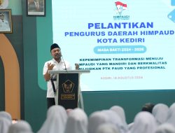 Fasilitasi Pelantikan Himpaudi, Pemkot Kediri Melalui  Dinas Pendidikan Ajak Pengurus Tingkatkan Kompetensi Diri