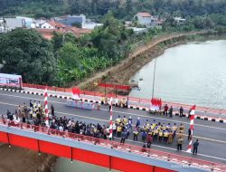 Presiden Jokowi Resmikan Sejumlah Infrastruktur di Provinsi Jawa Barat , Salah Satunya Jembatan Ciloseh