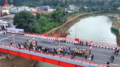 Presiden Jokowi Resmikan Sejumlah Infrastruktur di Provinsi Jawa Barat , Salah Satunya Jembatan Ciloseh