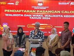 Pendaftaran Paslon Wali Kota Kediri 2024 Ditutup, Dua Pasangan Lolos Verifikasi