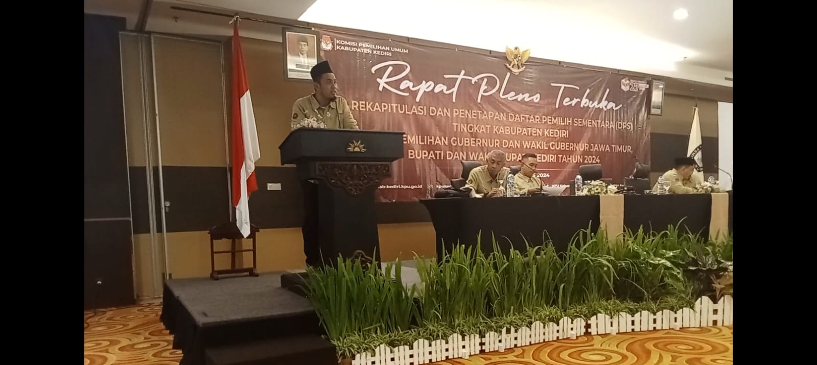 KPU Kabupaten Kediri Tetapkan Daftar Pemilih Sementara (DPS) untuk Pilkada Serentak 2024