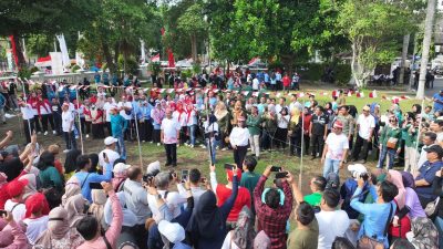 Pj Wali Kota Kediri Apresiasi Lomba Agustusan KORPRI Kota Kediri, Harapkan Tambah Kekompakkan Antar Pegawai