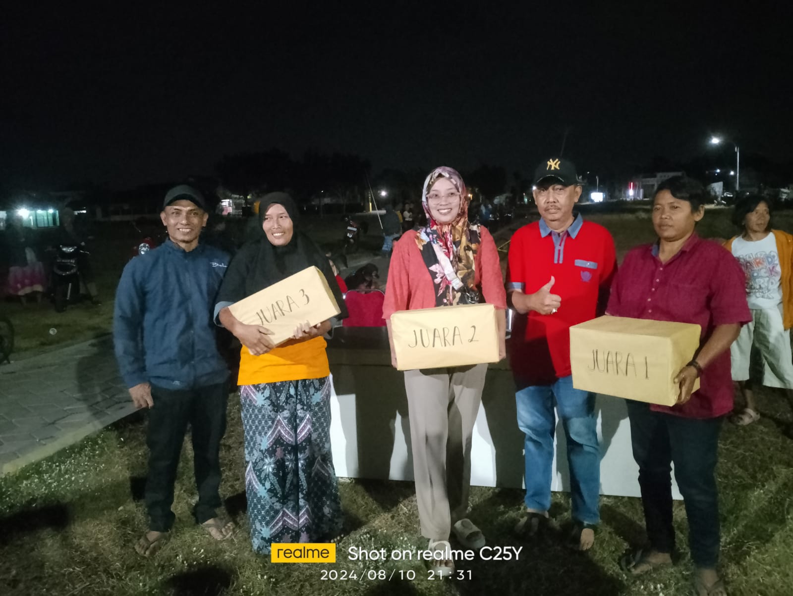 Lomba Mancing Antar-RT Semarakkan HUT RI ke-79 di Kelurahan Dermo perebutkan juara lurah Dermo berlangsung semarak