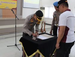 Kapolres Nganjuk Kukuhkan Struktur Organisasi Komite Olahraga Polri di Polres Nganjuk, Ini Pesannya